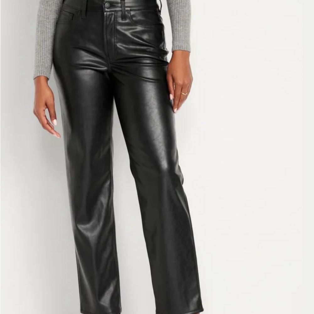 Black Leather Pants